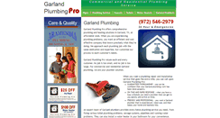 Desktop Screenshot of garlandplumbingpro.com